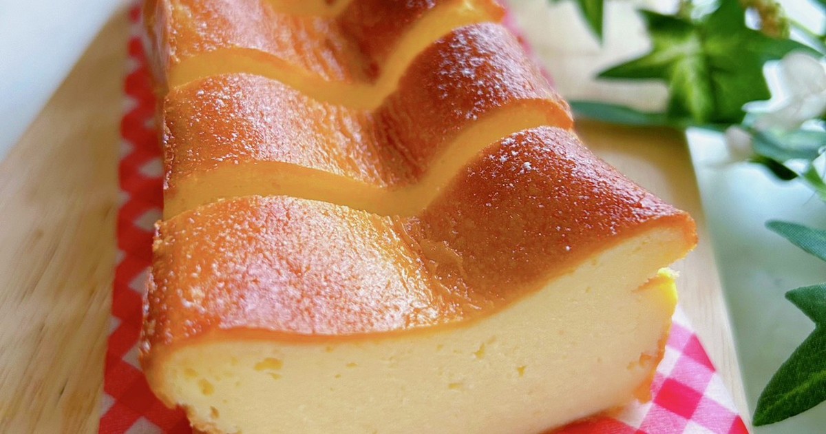 パウンド型で簡単 ベイクドチーズケーキ レシピ 作り方 By とまぷり クックパッド 簡単おいしいみんなのレシピが354万品