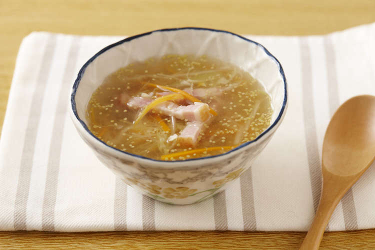 千切りキャベツのマスタードスープ レシピ 作り方 By サラヤ株式会社 クックパッド 簡単おいしいみんなのレシピが355万品