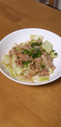 キャベツと豚肉の沙茶醤炒め