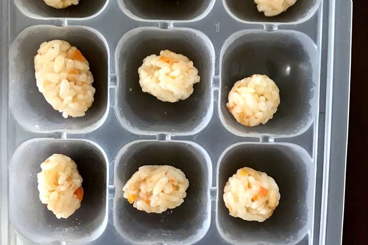 離乳食後期 簡単手づかみおにぎり レシピ 作り方 By ちむちゃんマミー クックパッド 簡単おいしいみんなのレシピが376万品
