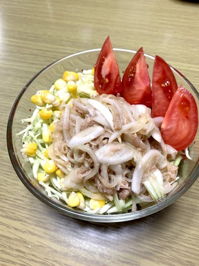 簡単☆新玉ねぎのツナポン酢サラダの写真