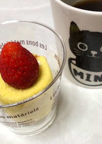 ロールちゃんで簡単♫苺のショートケーキ