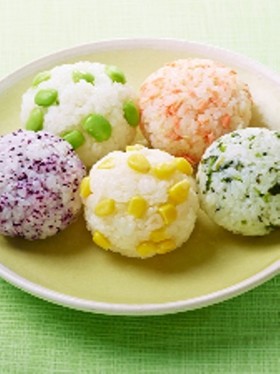 皆で作ろう!かんたん5色おにぎり