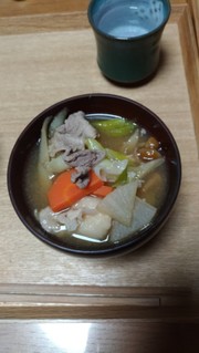 福島の芋煮。翌日はけんちんうどんに!の写真