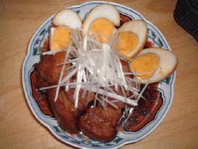 豚の角煮と煮卵