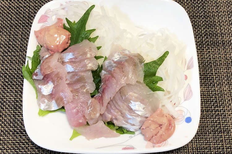 カナガシラのお刺身とあら汁 レシピ 作り方 By クックgonbao クックパッド