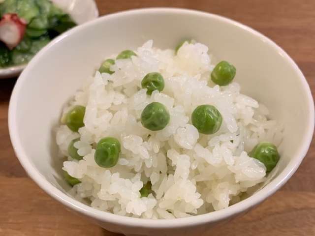 Ngantuoisoneo5 おしゃれな グリンピースご飯 後入れ