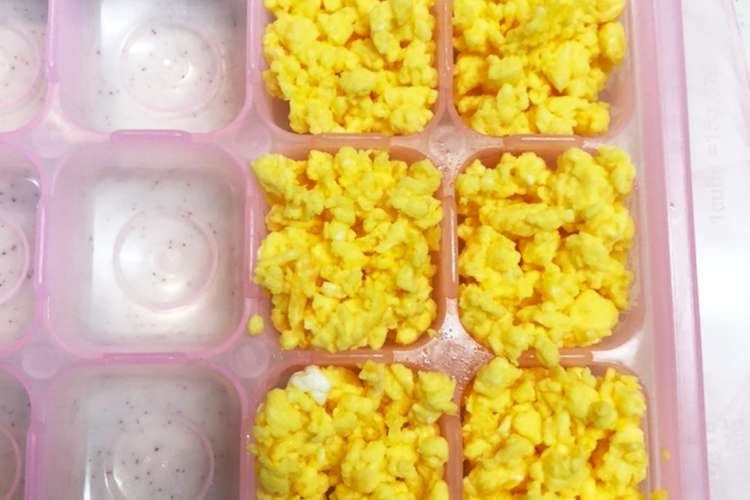 炒り卵 離乳食中期以降 レシピ 作り方 By ぴあ クックパッド 簡単おいしいみんなのレシピが360万品