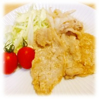 豚肉の甘酒焼き
