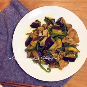 麻婆茄子風!豚こまで簡単ピリ辛味噌炒め