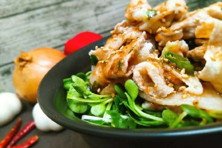 特製だれ 絶品 かいわれ冷しゃぶ丼 レシピ 作り方 By じゅなさんの週末料理 クックパッド 簡単おいしいみんなのレシピが357万品