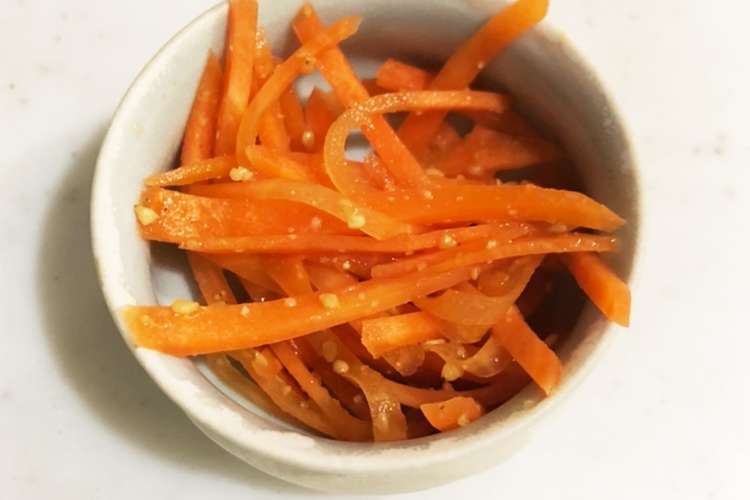 麺つゆで簡単 人参胡麻和え レシピ 作り方 By Come クックパッド 簡単おいしいみんなのレシピが363万品