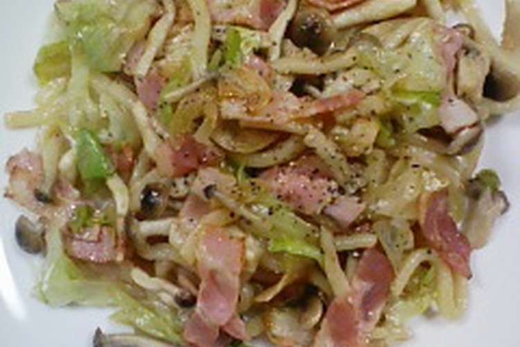 バター醤油の絶品 焼きうどん レシピ 作り方 By チロリロ クックパッド