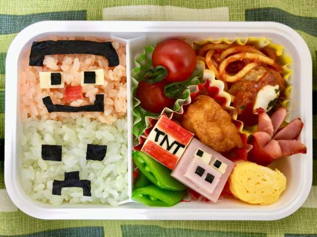 キャラ弁 マイクラ レシピ 作り方 By よこさん クックパッド