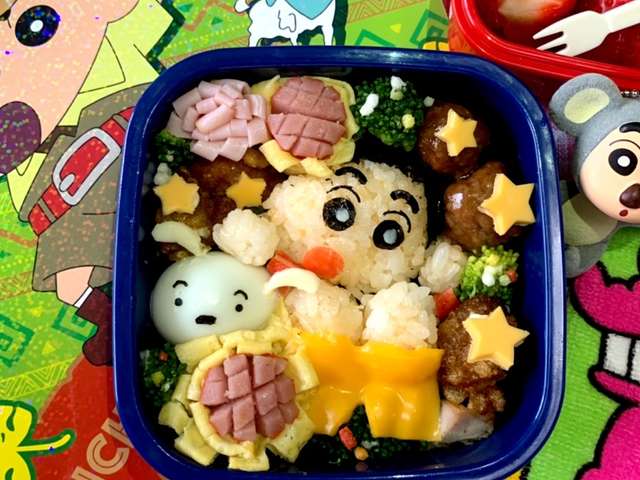 クレヨンしんちゃん 弁当 キャラ弁 シロ レシピ 作り方 By Erica66