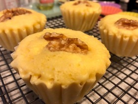 おからヨーグルトの蒸しケーキ