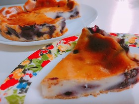 究極簡単♡ブルーベリーヨーグルトケーキ