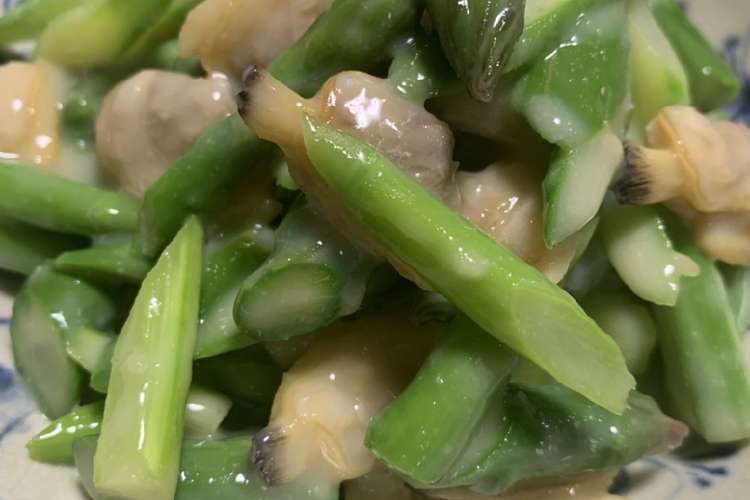 あさりとアスパラガスの酢味噌あえ レシピ 作り方 By ｋｏｂｅのいぬくん クックパッド 簡単おいしいみんなのレシピが376万品