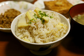 料亭風♪我が家のたけのこごはん