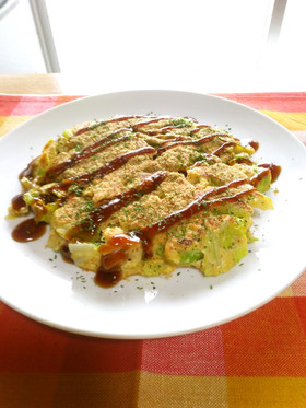 健活♪キャベツ焼き(お好み焼き)