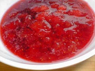 基本レシピ「苺ジャム」の写真
