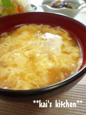 とってもシンプルな我が家のかき玉汁
