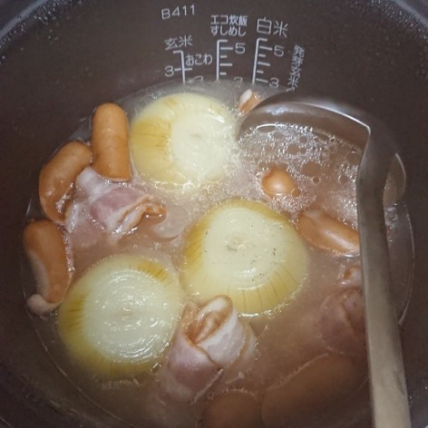 レシピ1 炊飯器で作るスープ