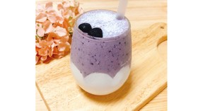 ブルーベリーアイスꕤココナッツスムージー
