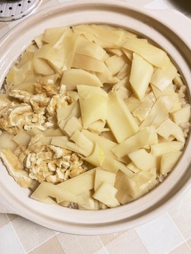 土鍋で簡単 筍御飯