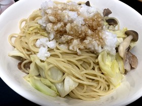 おろポンでさっぱり♪冷蔵庫片付けパスタ