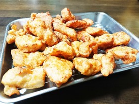 鶏むね肉のしっとり塩唐揚げ
