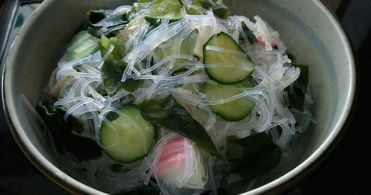 春雨と胡瓜とワカメの酢のもの♪ by スマエリー 【クックパッド】 簡単おいしいみんなのレシピが369万品