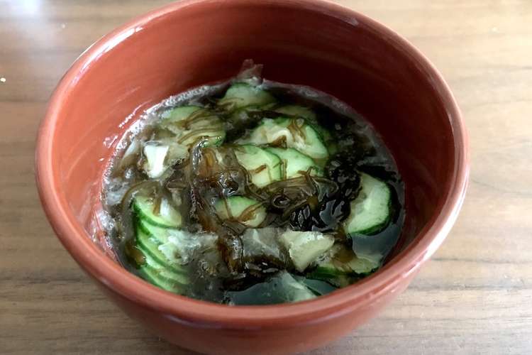 簡単もずく酢で酢の物 レシピ 作り方 By ２児ママクック クックパッド 簡単おいしいみんなのレシピが366万品