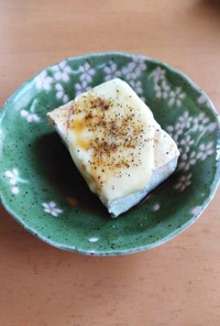 【レンジで簡単1品】豆腐チーズ