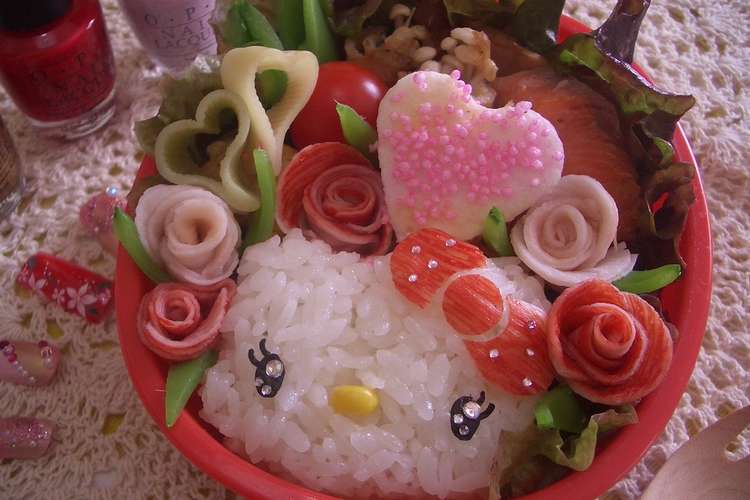 カニカマ ローズ キャラ弁のおかず レシピ 作り方 By やはたのもり クックパッド