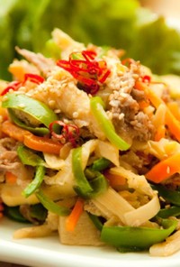 牛肉とタケノコの中華炒め⁂野菜たっぷり