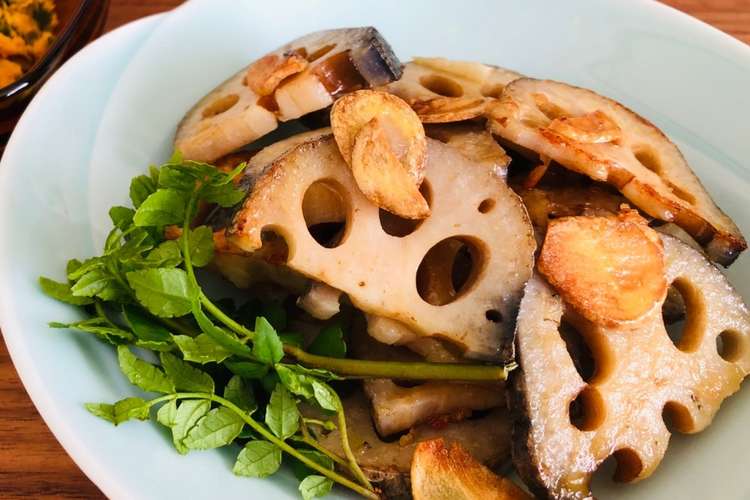 酒のあてに最高 焼き蓮根 レシピ 作り方 By Perrico クックパッド