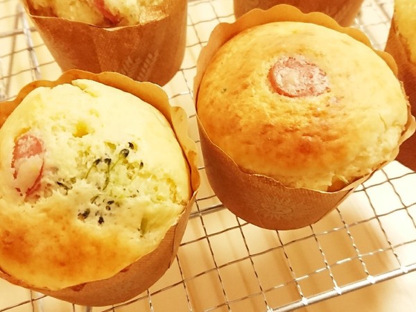 HMでケークサレ風カップケーキ