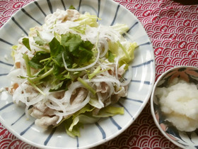 新たまねぎと一緒に!冷たい豚しゃぶ