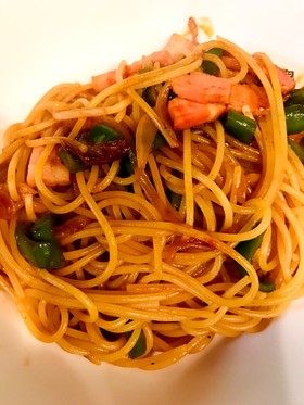 ★簡単に美味しく★焼きそば風ナポリタン