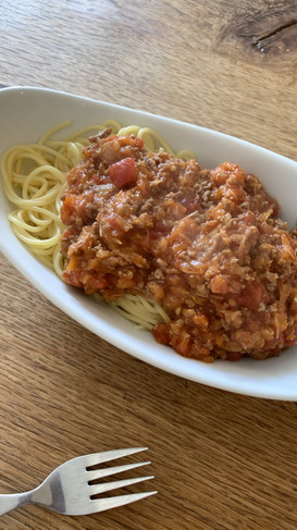絶品!簡単ミートソーススパゲティ
