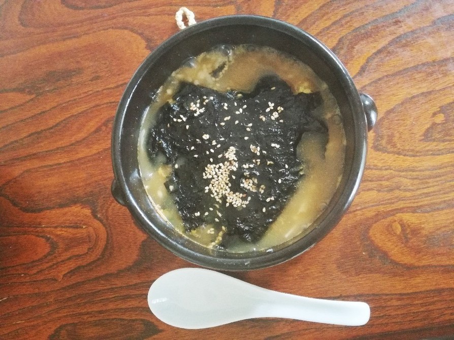 (お粥シリーズ) ①韓国風ライススープの画像