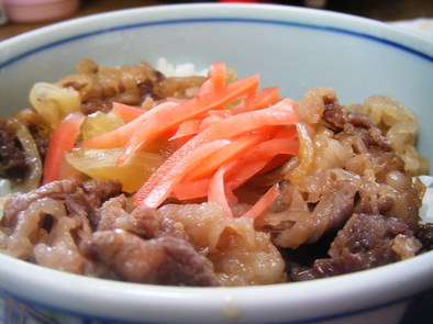 牛丼～家庭で作る吉野家の味の写真