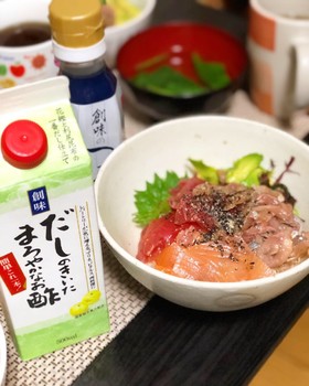 我が家のまろやか!づけ丼☆