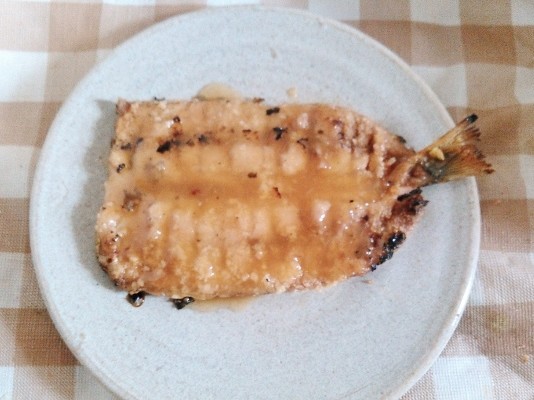 いわしの竜田揚げの甘味噌風味の画像