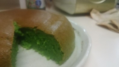 炊飯器で作る小松菜ケーキの写真