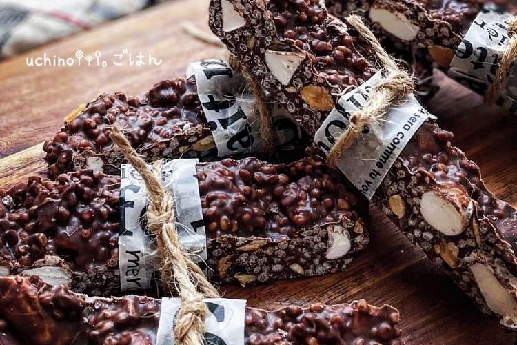 マシュマロナッツチョコバー レシピ 作り方 By Mikanaꔛ クックパッド 簡単おいしいみんなのレシピが376万品