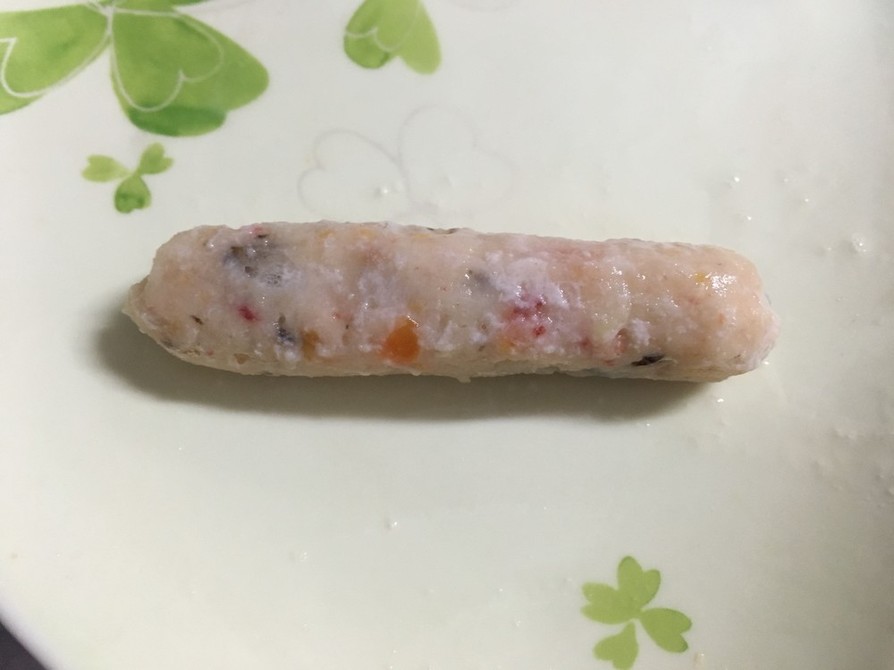 手作り魚肉ソーセージ☆離乳食☆手づかみにの画像