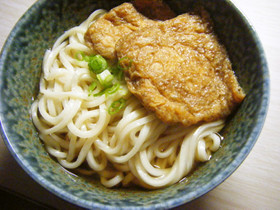きつねうどんのおあげさん
