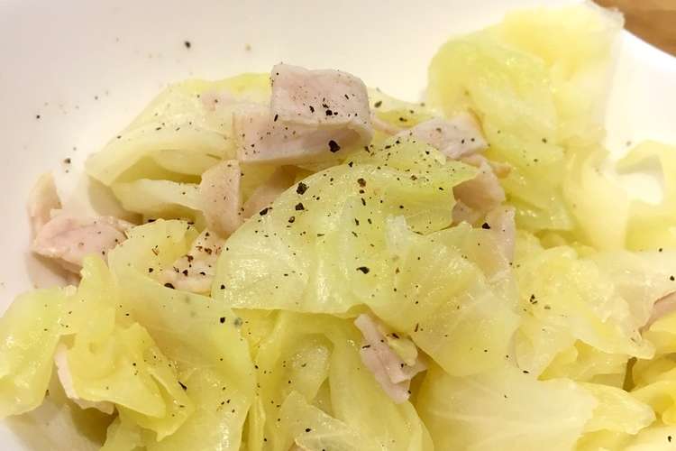 キャベツとハムのくたくた煮 レシピ 作り方 By Chako33 クックパッド 簡単おいしいみんなのレシピが372万品